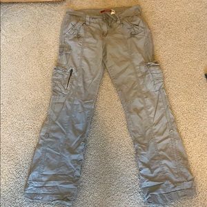 Cargo pants with matching shoelace belt